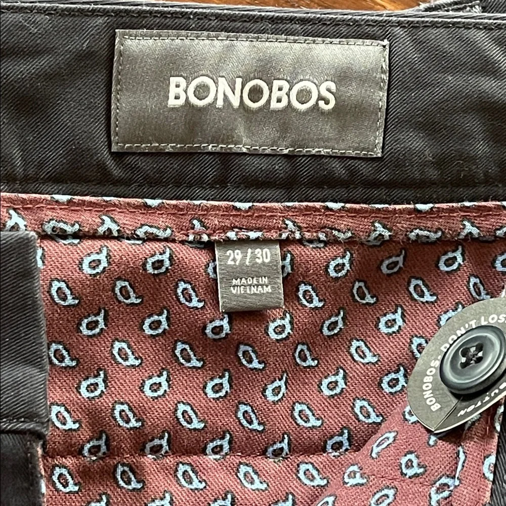 Bonobos Slim Stretched Wash Chinos - Navy - Picture 4 of 8